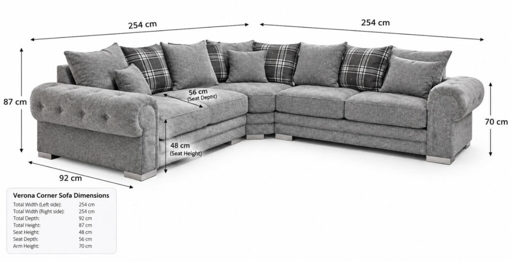 verona corner sofa