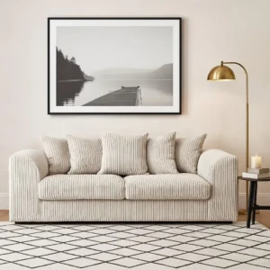 Niko Luxe 3 Seater Chenille Sofa – Stylish Seating for UK Homes