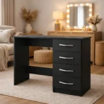 Modern 4-drawer UK made in black