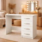 Modern 4-drawer UK made in white