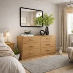 Modern Luxe Oak 8-Drawer Chest for Elegant UK Bedrooms
