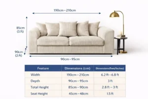 Dylan 3 Seater Sofa | Plush Velvet Seating | Buy Online | Free Delivery