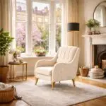 Cozy Cream Sofa Bed | UK-Made Fabric Sleeper Couch | Ultimate Comfort