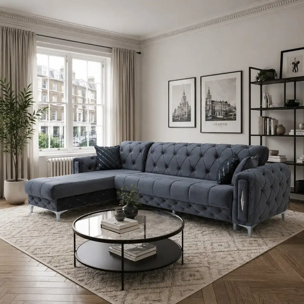 Lord 3+L Shape Sofa – Right/Left Hand – UK Made Luxury