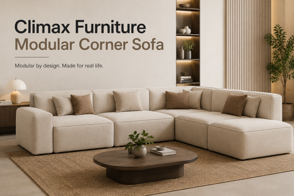 Climax Furniture Modular Corner Sofa by climax Furniture