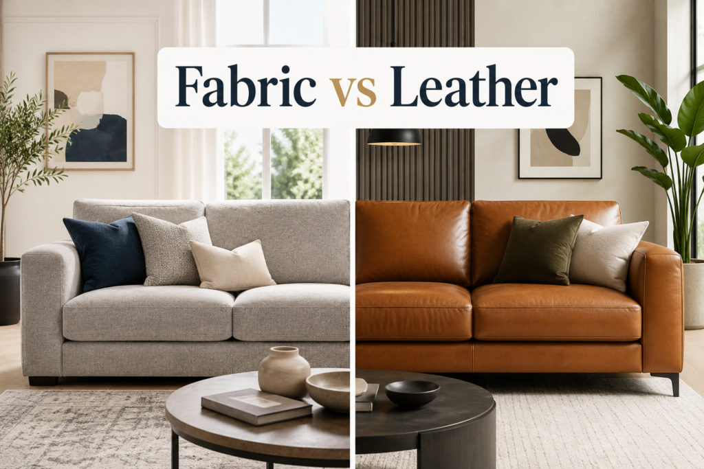 Fabric vs Leather by Climax Furniture