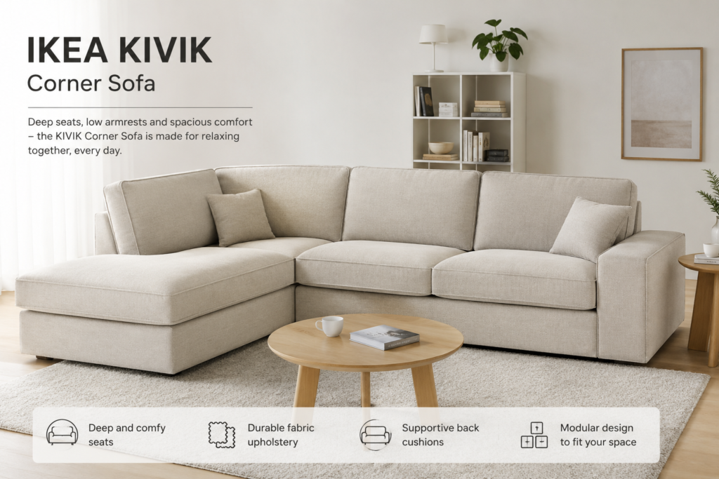 IKEA Kivik Corner Sofa by Climax Furniture