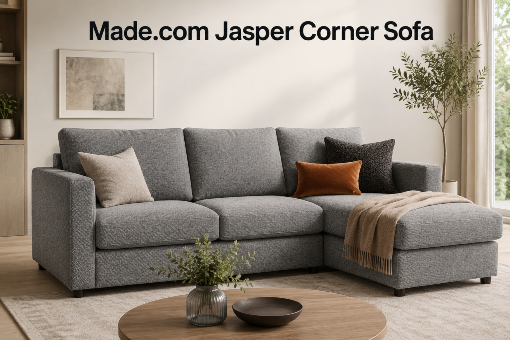 Made.com Jasper Corner Sofa by Cimax Furniture