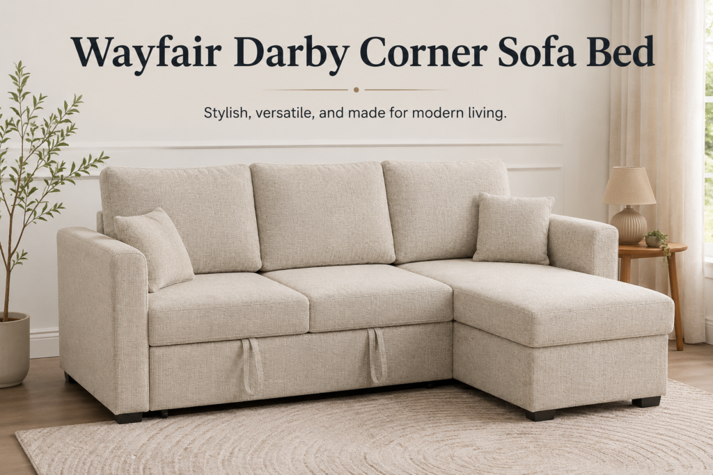 Wayfair Darby Corner Sofa Bed by Climax Furniture
