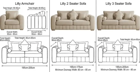 Lilly 3+2+1 Seater Sofa-climax-furniture
