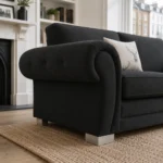 Luxe Haven 3 Seater Sofa arm closeup