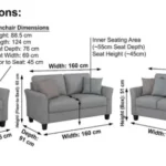 Sloane 3+2+1 Seater Sofa Set - climax-furniture