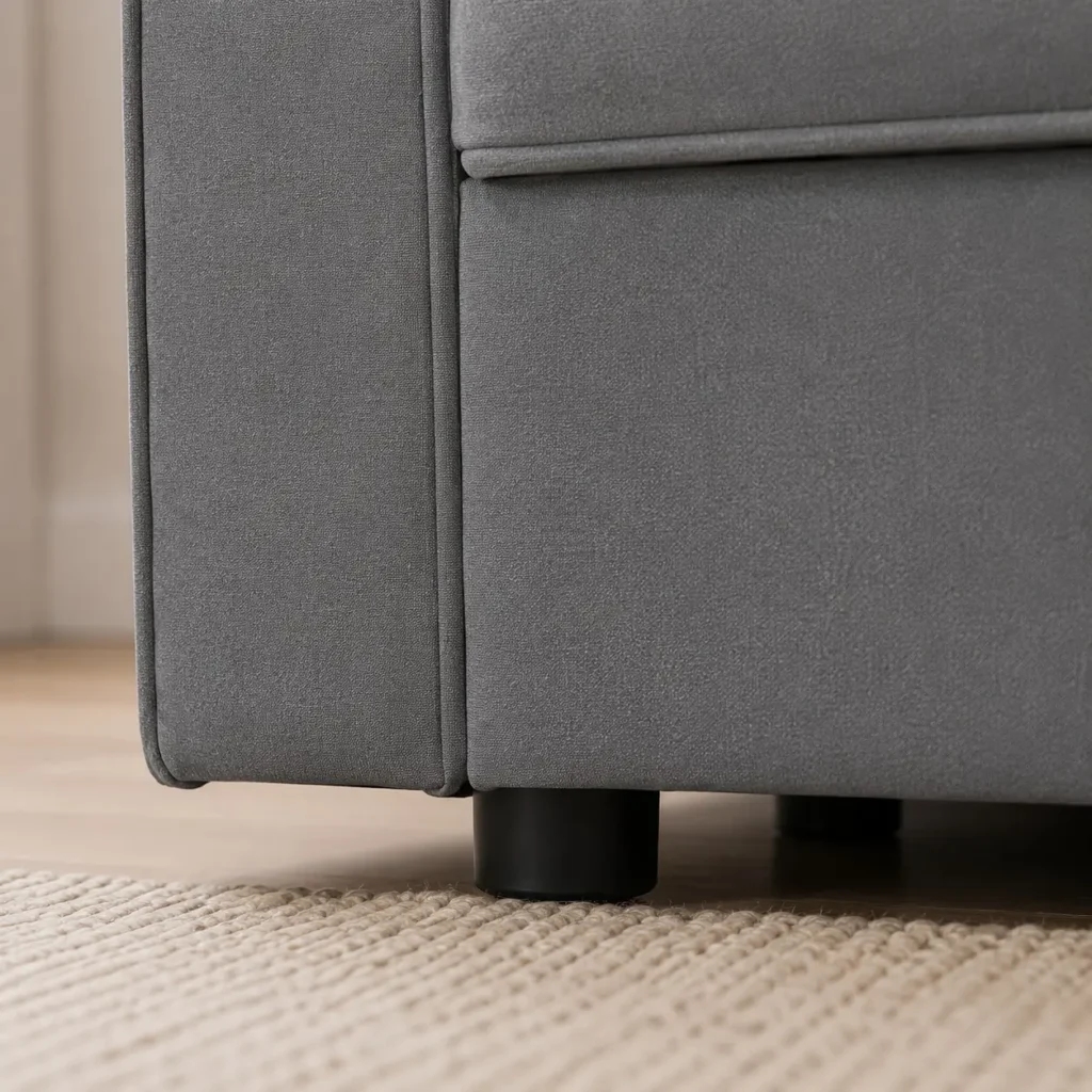 Belin 2 Seater Sofa Bed - Leg closeup