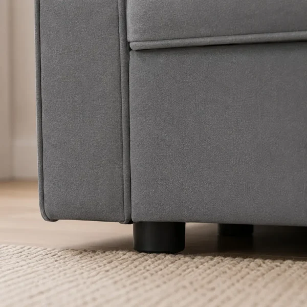 Belin 2 Seater Sofa Bed - Leg closeup
