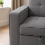 Belin 2 Seater Sofa Bed - arm close