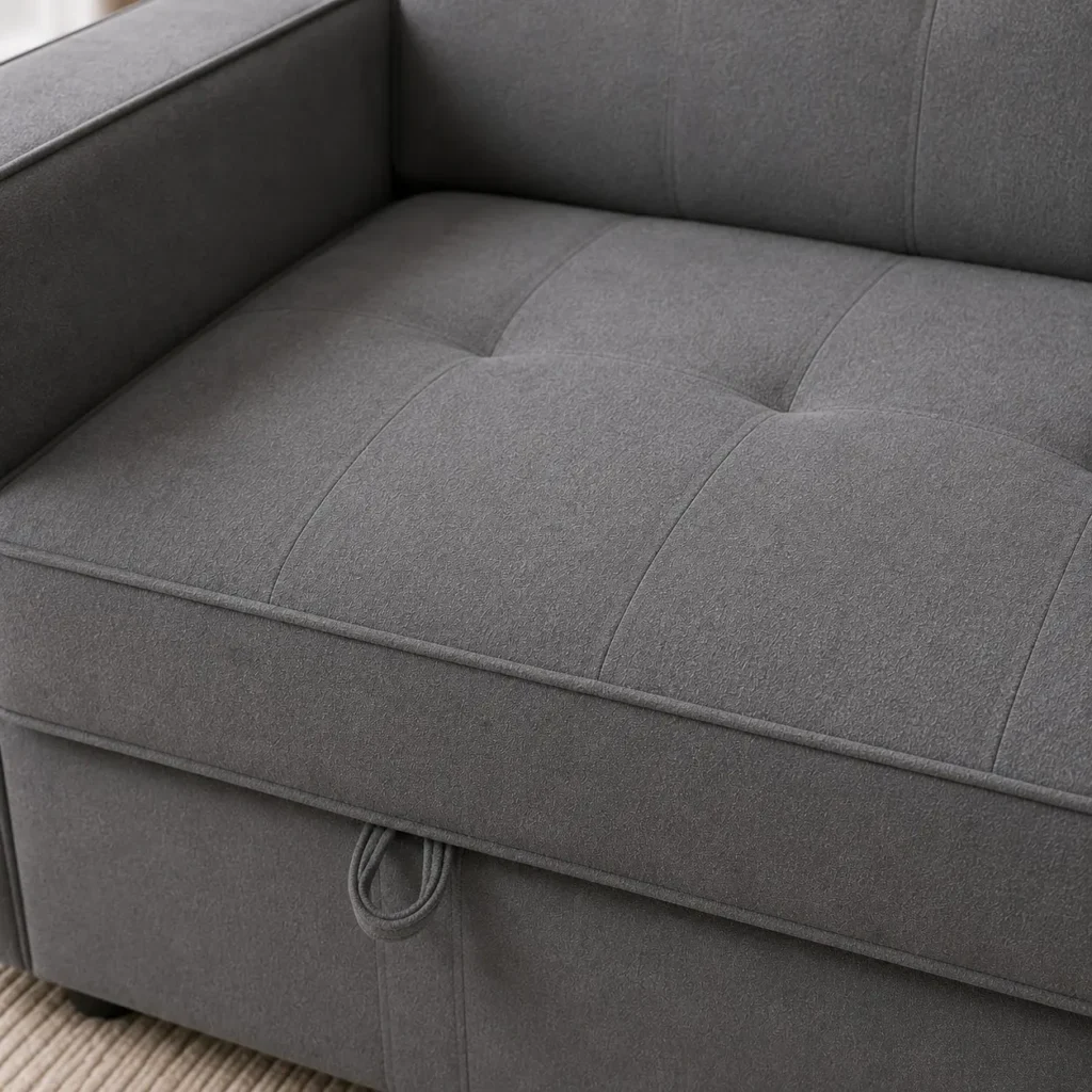 Belin 2 Seater Sofa Bed - seat closeup