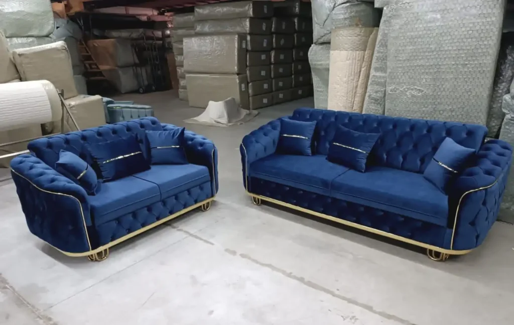 Blue madrid sofa set 3-plus-2-seater-at-factory