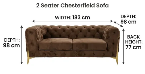 Classic Italian Chesterfield Two Sofa-climax-furniture