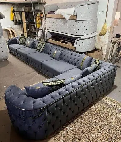 Customized L shape Turkish Sofa-at-factory-climax-furniture