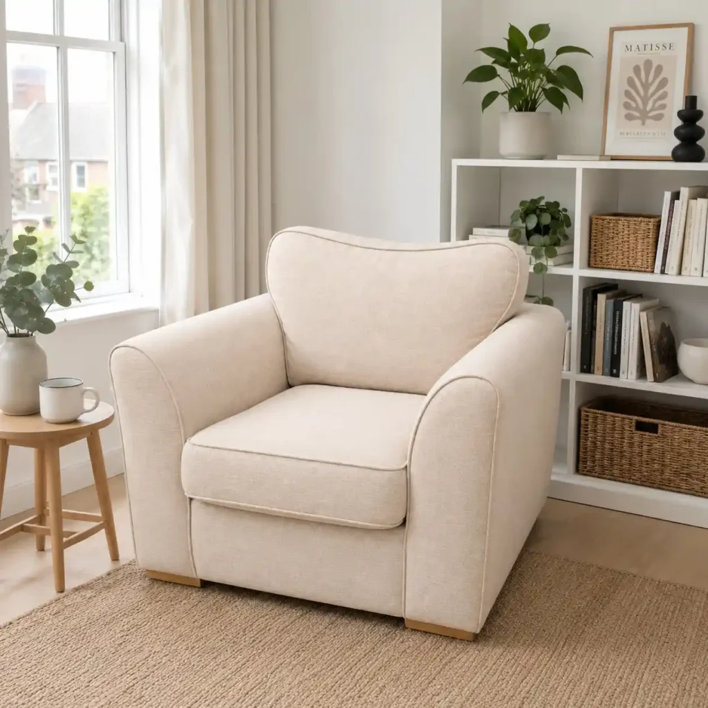 Dylan Armchair Sofa | Luxury Fabric Design