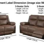 Electric Power Recliner 3+2 Seater Sofa Set - climax-furniture