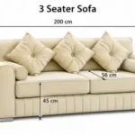 Harper 3 Seater Sofa Dimensions