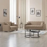 Hegel 3+2 Seater Sofa Bed Set - Beige