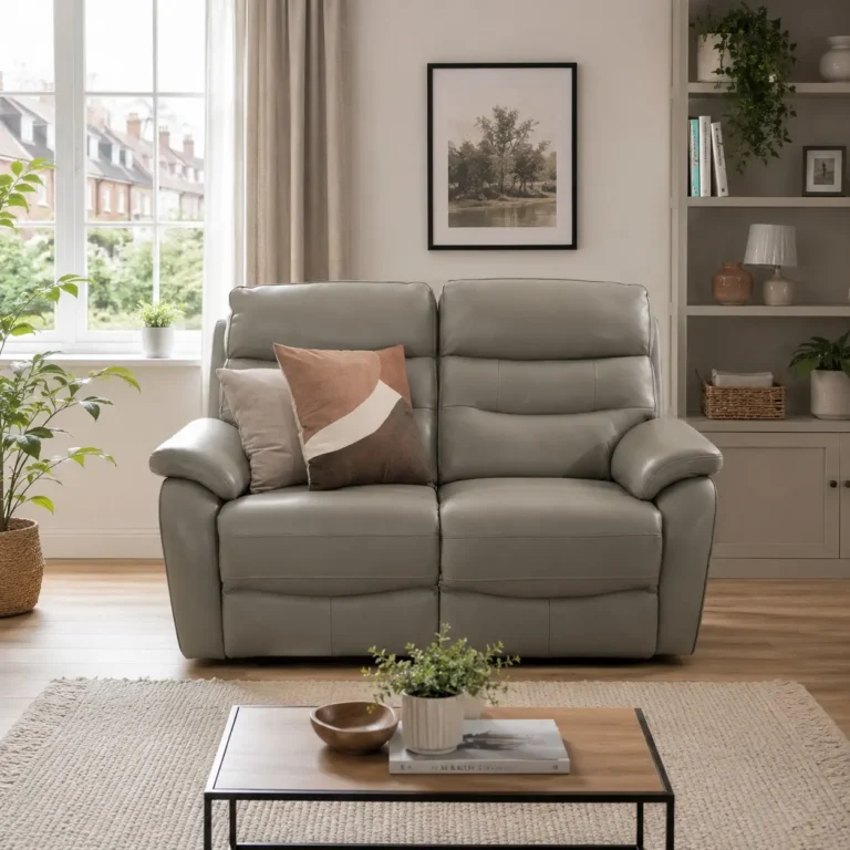 Leather Recliner 2 Seater Sofa - Room SetUp