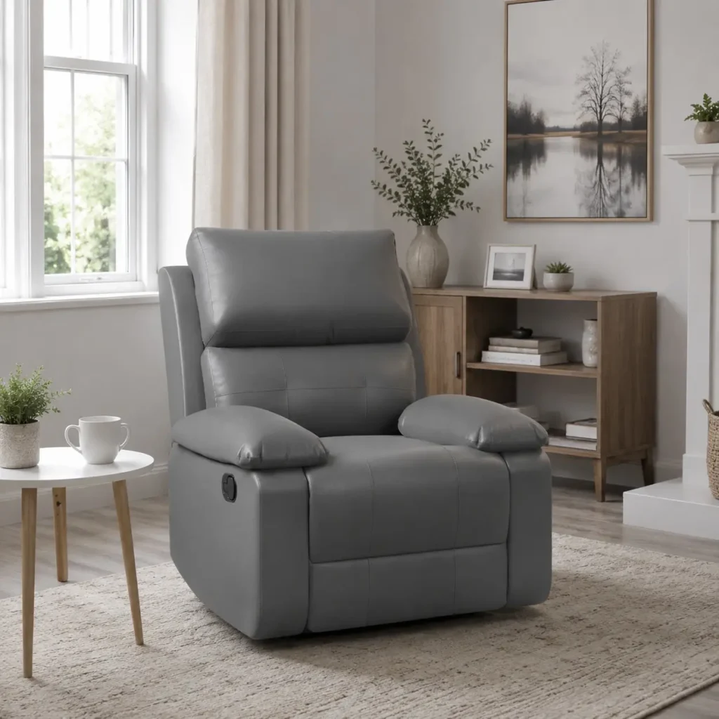 Leather Recliner Armchair