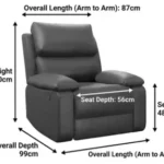 Leather Recliner Armchair - climax-furniture