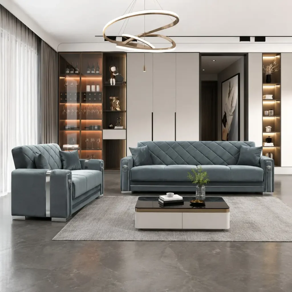 Leon 3+2 Seater Sofa Bed Set