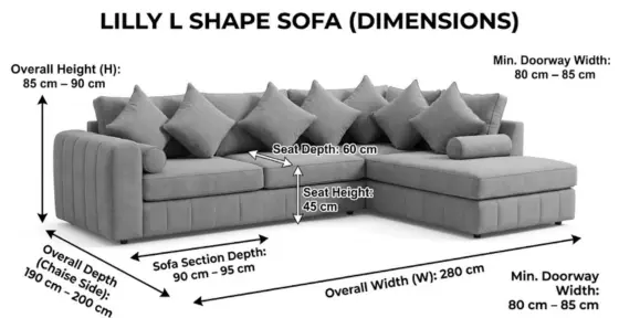 Lilly L Shape Sofa-climax-furniture
