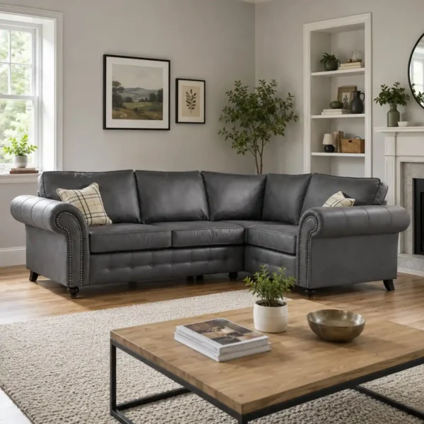 Oakland L Shape Leather Sofa