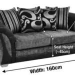 Shannon 2 Seater Sofa - climax-furniture