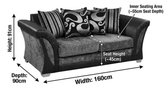 Shannon 2 Seater Sofa - climax-furniture