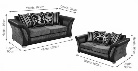Shannon 3+2 Seater Sofa Set - climax-furniture