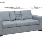 Sloane 3 Seater Sofa - climax-furniture