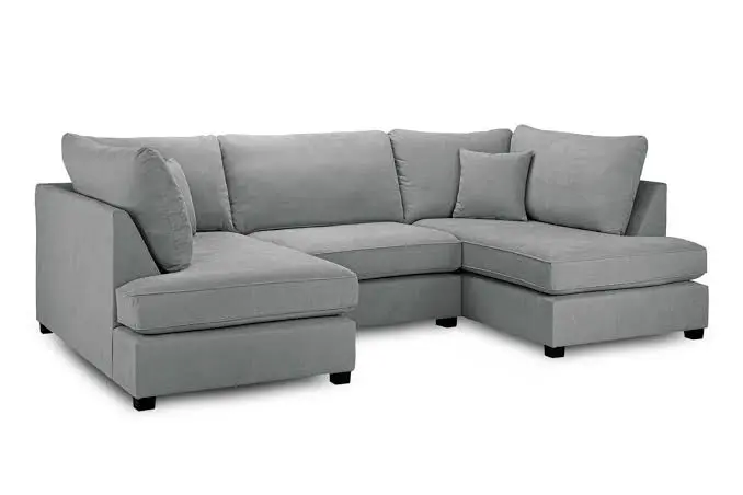 Sloane U Shape Sofa - white background