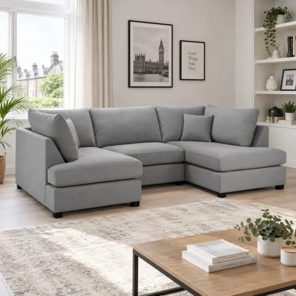Sloane U Shape Sofa in Room SetUp