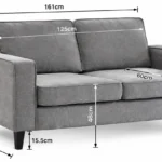 Soho 2 Seater Sofa Dimensions