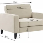 Soho Armchair Sofa Dimensions