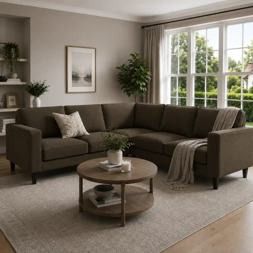 Soho Corner Velvet Sofa