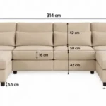 Soho U Shape Sofa Dimensions