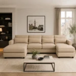 Soho U Shape Velvet Sofa