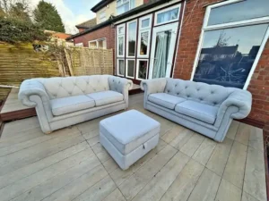 Velvet 3+2 seater sofa climax furniture