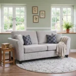 Camden 3 Seater Sofa | Plush Velvet Fabric Handmade Sofa for Family UK Homes
