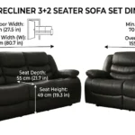 recliner manual 3+2