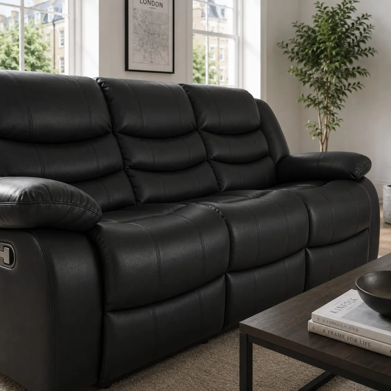Recliner Manual 3+2 Seater Sofa Set | Ultimate Comfort - Image 2