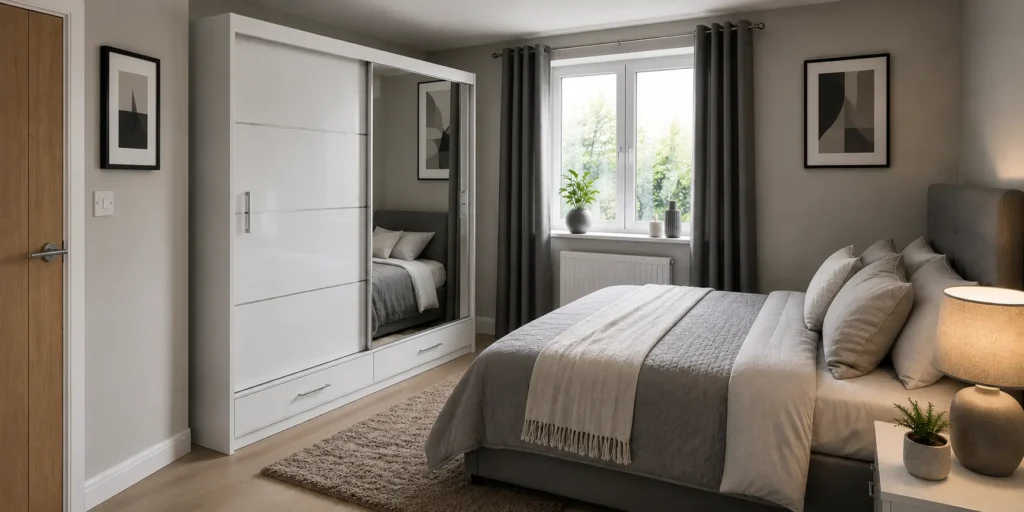 Modern Gray and Beige Bedroom Retreat - Climax Furniture