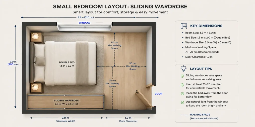 A Real-Life Small Bedroom Example